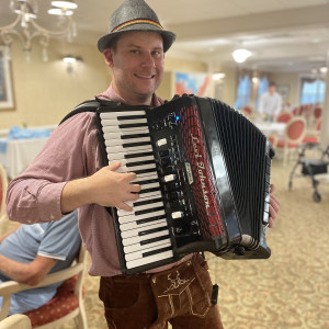 Levi Johnson - Accordion Player / French Entertainment in West Palm Beach, Florida