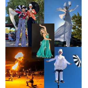 Leyla and Paris - Stilt Walker / Fire Eater in Salt Lake City, Utah