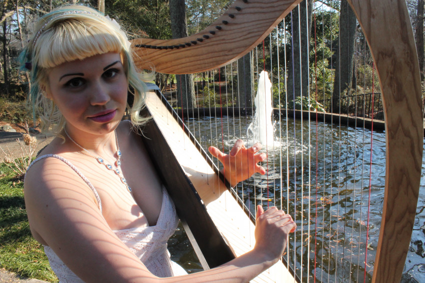 Hire The Enchanted Harpist Harpist in Greenville, South Carolina