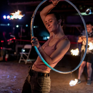 Lightfootflow - Fire Dancer in Denton, Texas