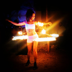 Lights and Fire Carnival - Hoop Dancer in Fort Lauderdale, Florida