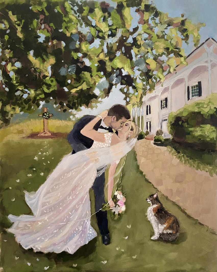 Gallery photo 1 of Lexi Brite - Live Wedding Painter