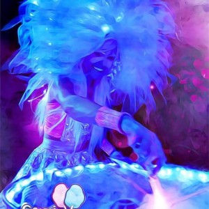 Cosmic Cotton Candy Entreatment - Fire Dancer in Tampa, Florida