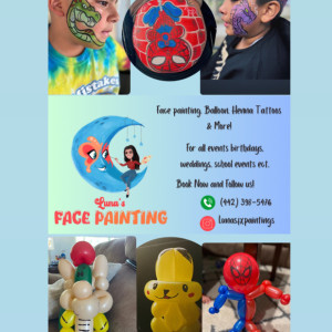 Lunas Entertainment - Face Painter in Moreno Valley, California