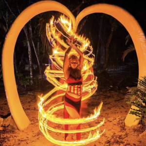 Lush Light - Fire Dancer / Dancer in Rough And Ready, California