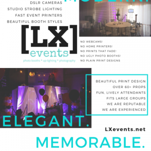 LX events | Modern. Elegant. Memorable.