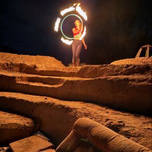 Lydia Fae - Fire Performer in Salida, Colorado