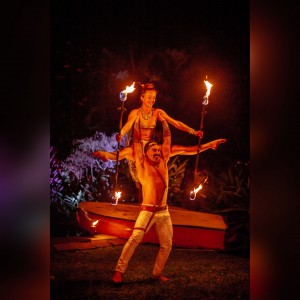 Maui Hoop Girl - Fire Performer in Makawao, Hawaii