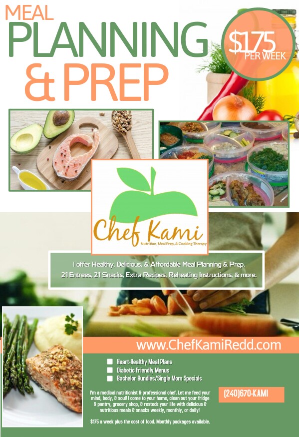 Gallery photo 1 of Meal Planning & Prep with Chef Kami Redd