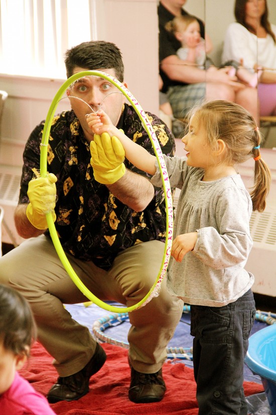 Hire Mike the Bubble Man Bubble Entertainment in Cambridge, Massachusetts