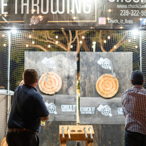 Mobile Axe Throwing - Fort Myers Beach - Mobile Game Activities / Family Entertainment in Fort Myers Beach, Florida