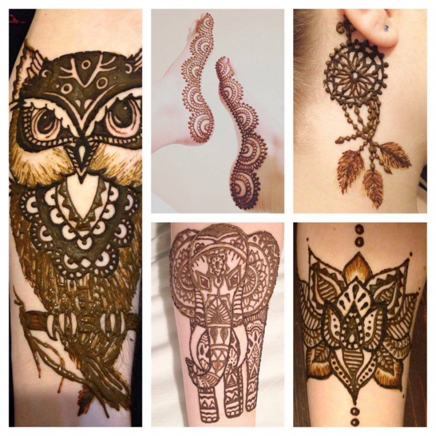 Ladies Girl Big Arm Owl Fake Tattoo Temporary Henna Indian Tattoo Sticker  Custom Mandala Flower Black Turtle Tattoo Lace - AliExpress