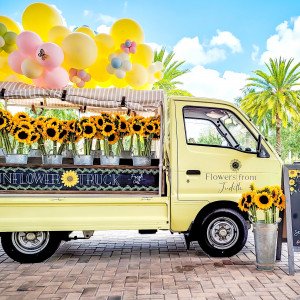 Mobile Pop Up Sunflower (Flower Truck) - Event Florist / Backdrops & Drapery in Pompano Beach, Florida