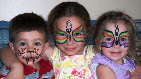 Facepaint, WishMakers, www., Children's parties,  Central Valley and Central Coast, California