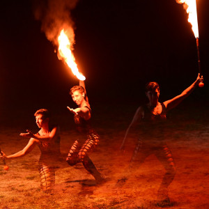 Mooncodes - Fire Dancer in St Petersburg, Florida