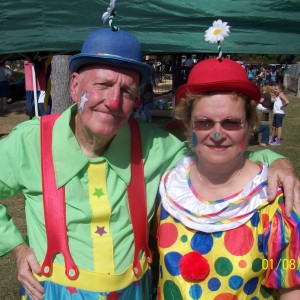Mr and Mrs Glory Clown