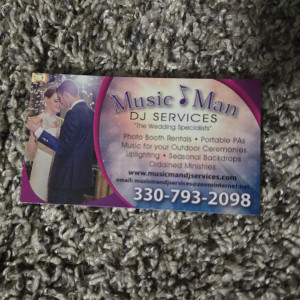 Music Man Dj Services - Wedding DJ / DJ in Canfield, Ohio
