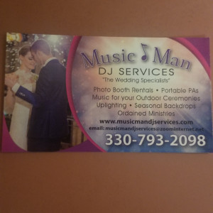 Music Man Dj Services - Wedding DJ in Canfield, Ohio