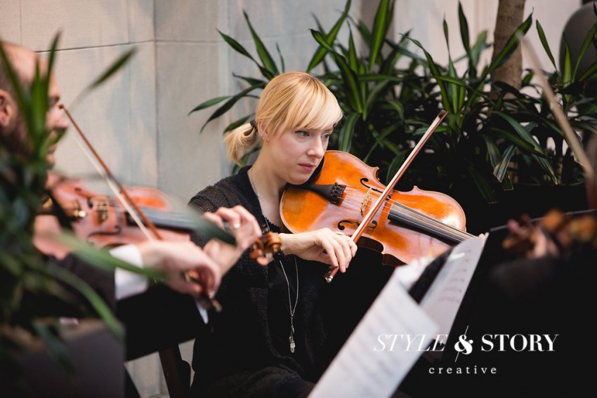 Audio sample of string quartet columbus ohio christmas canon