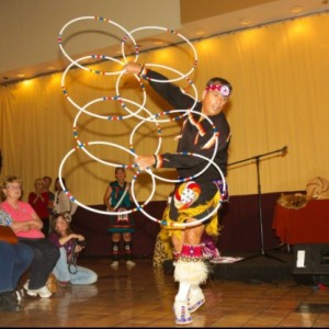 Native American Hoop Dancer for Assemblies & Programs - Native American Entertainment / Variety Entertainer in Saratoga Springs, Utah