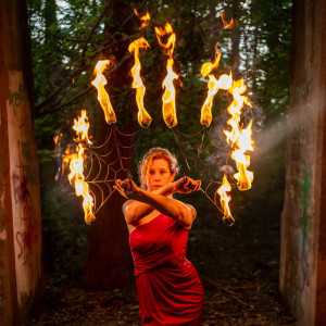 Nickita Dee - Fire Dancer in Phoenixville, Pennsylvania