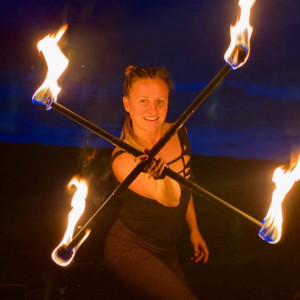 Nikita Rose Flows - Fire Dancer in Atlanta, Georgia