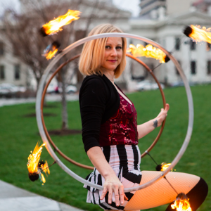 One Woman Fire Show - Fire Performer in St Louis, Missouri