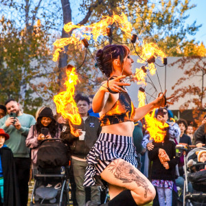 Opal Raven Cirque - Fire Dancer in Pittsfield, Massachusetts