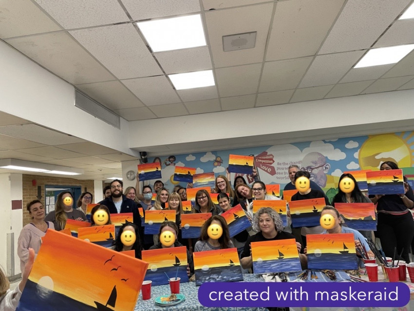 Hire Paint Night Montreal, Mobile Paint and Sip Events Painting Party