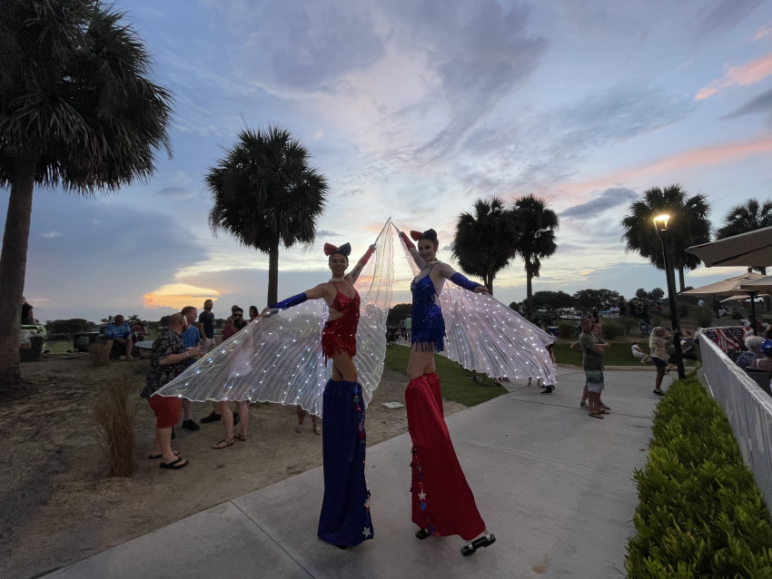 Hire Palm Beach Stilts & Entertainment Stilt Walker in Palm Beach