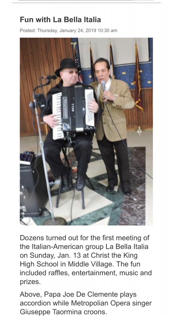 Hire Papa Joe Accordion Player in Bellerose, New York