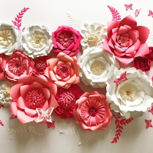Paper Flower Backdrops by Rituska Inc