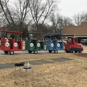 Pet Parties Plus, LLC - Trackless Train in Grayson, Georgia