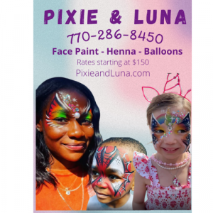 Pixie and Luna - Face Painter in Canton, Georgia