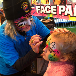 Rainbow Luna Face Paint - Face Painter / Halloween Party Entertainment in Arcadia, California