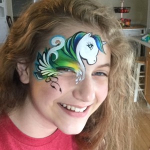 Rock face paint - Face Painter in Mayville, Wisconsin