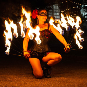 Rosa Del Fuego - Fire Dancer / Stilt Walker in Quincy, California