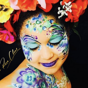 Rosa Flor Face & Body Art Designs