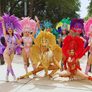 Samba Dancer -  Karen's Hora Loca - Samba Dancer / Human Statue in Wesley Chapel, Florida