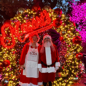 Santa Long and Mrs. Claus