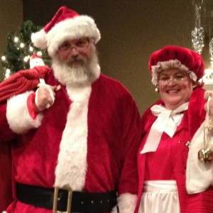 Santa Roy and Mrs. Claus