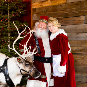 Santa Brad and Mrs. Claus