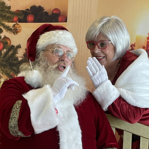 Santa Phil, Mrs Claus and their Magic Tesla - Santa Claus in North Providence, Rhode Island
