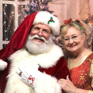 Santa Randy and Mrs. Granny Claus