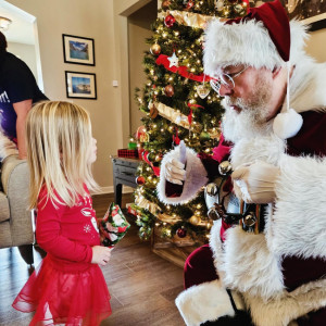 Santa with Joe