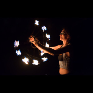 Sarah Sparkles of Sparkle and Burn Hoop Dance - Circus Entertainment / Yoga Instructor in Milwaukee, Wisconsin