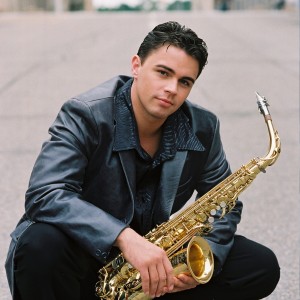 Saxophonist Justin Young