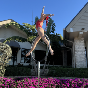 Carolyn SCHULTZ - Aerialist / Human Statue in Gainesville, Florida
