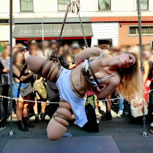 Self-Suspension Rope Performance - Aerialist in San Francisco, California