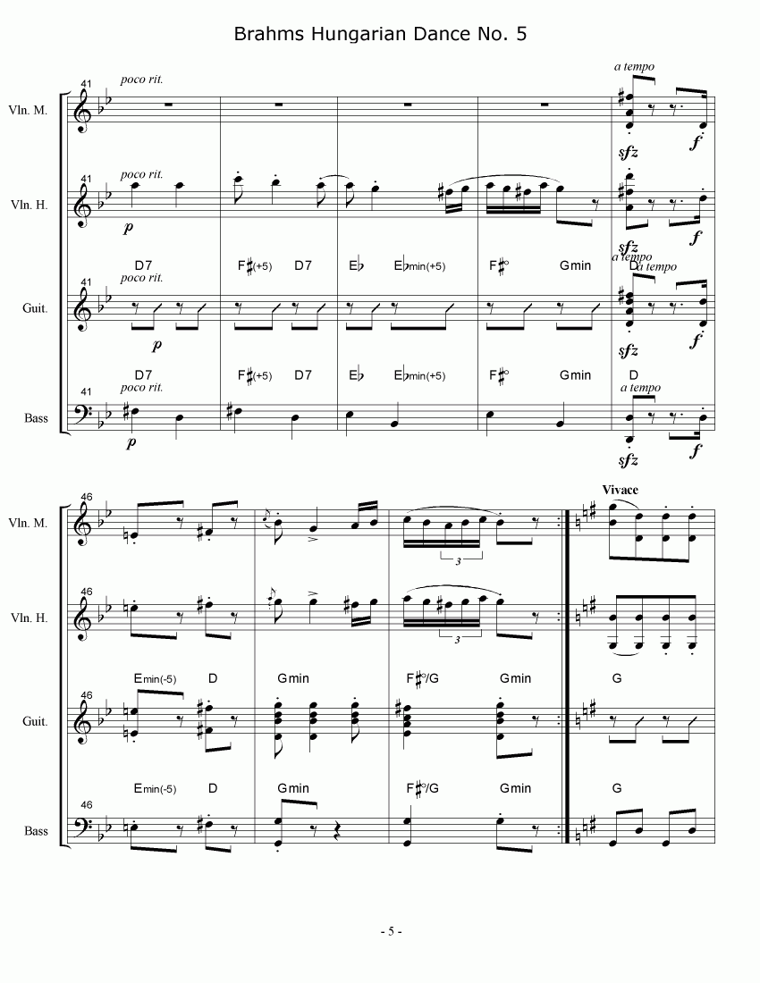 Brahms hungarian dances orchestra picture